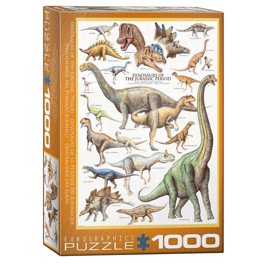 Eurographics 1000pcs Adult Puzzle - Dinosaurs Jurassic New In Box